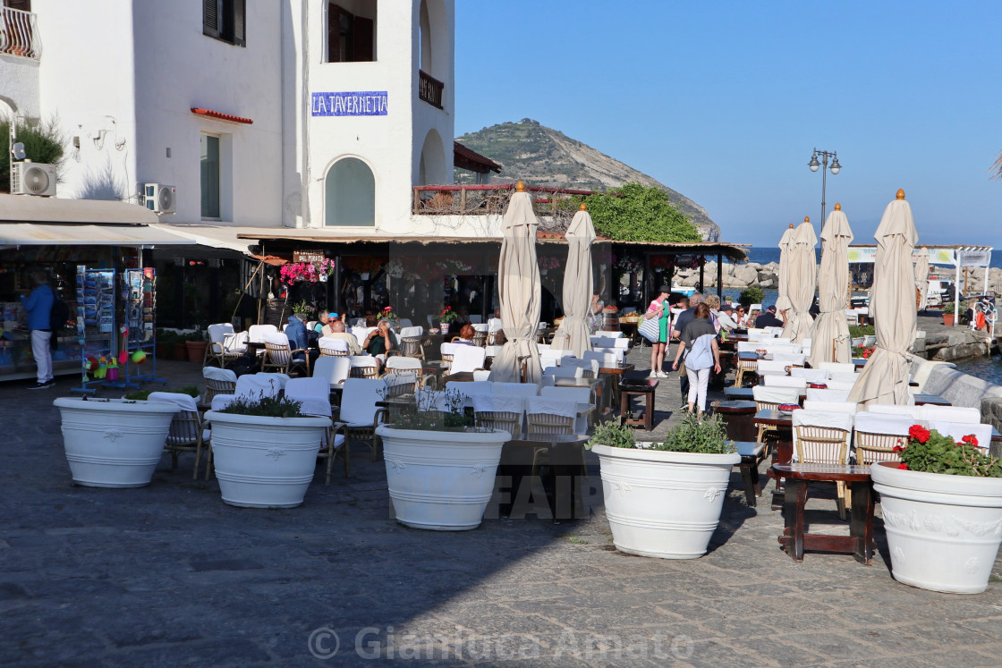 "Sant'Angelo d'Ischia - Bar all'aperto" stock image