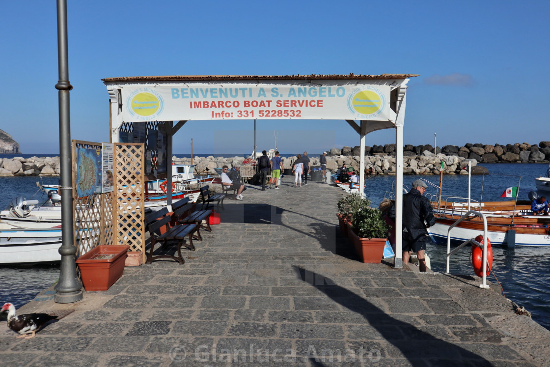 "Sant'Angelo d'Ischia - Molo di imbarco" stock image