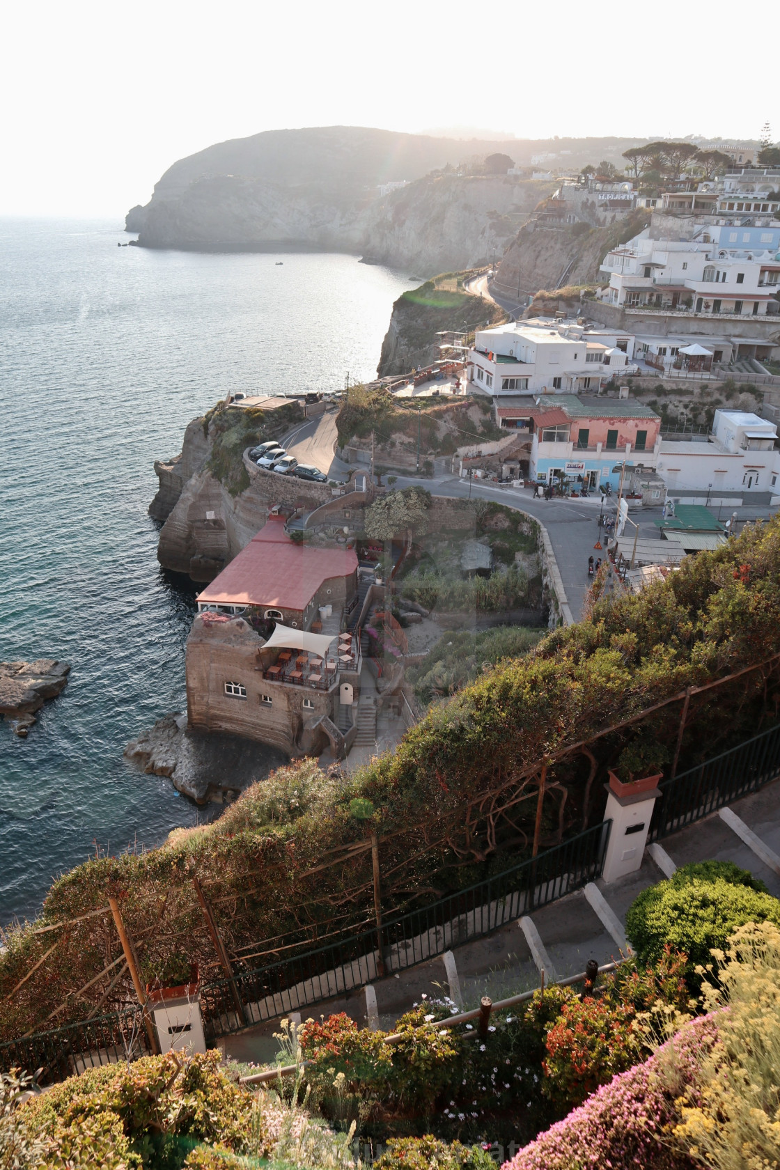 "Sant'Angelo d'Ischia - Scorcio costiero da via Cava Mare" stock image