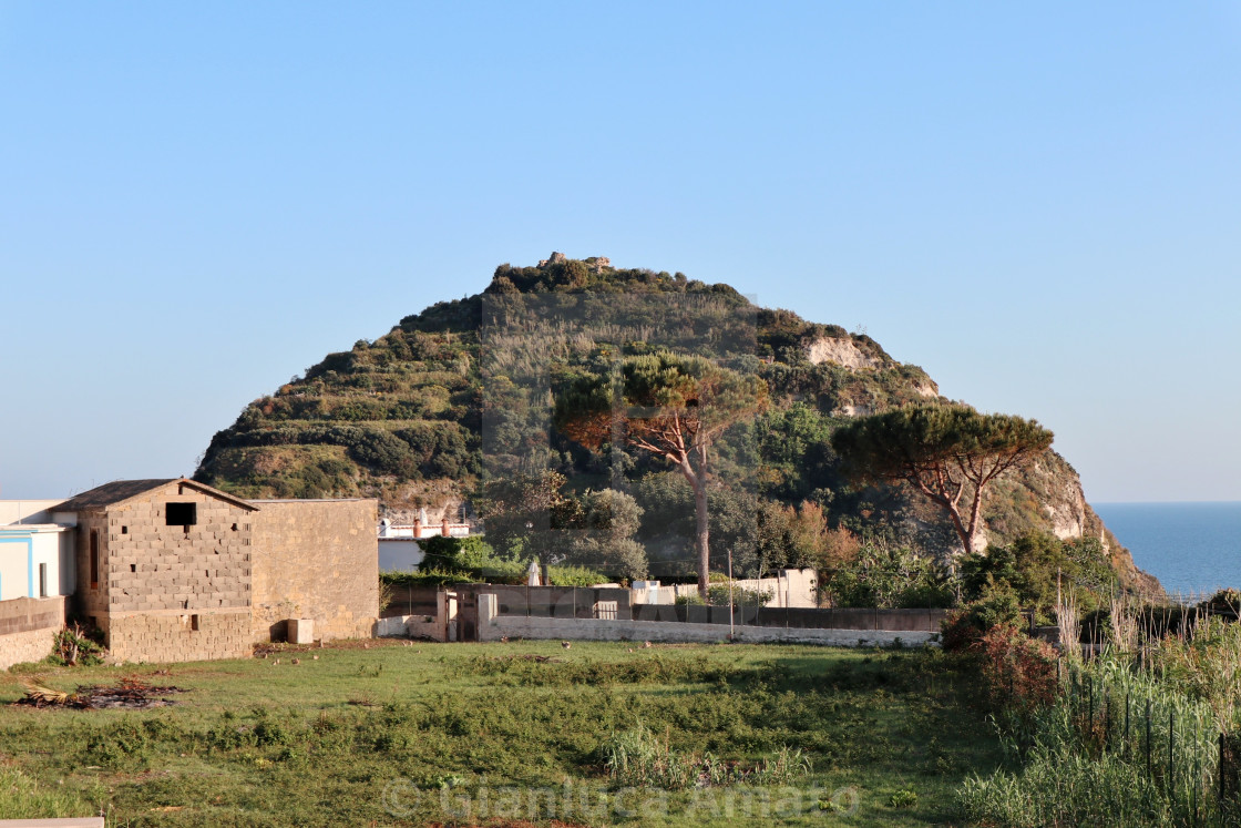 "Sant'Angelo d'Ischia - Scorcio dell'isola di Sant'Angelo da via Cava Mare" stock image