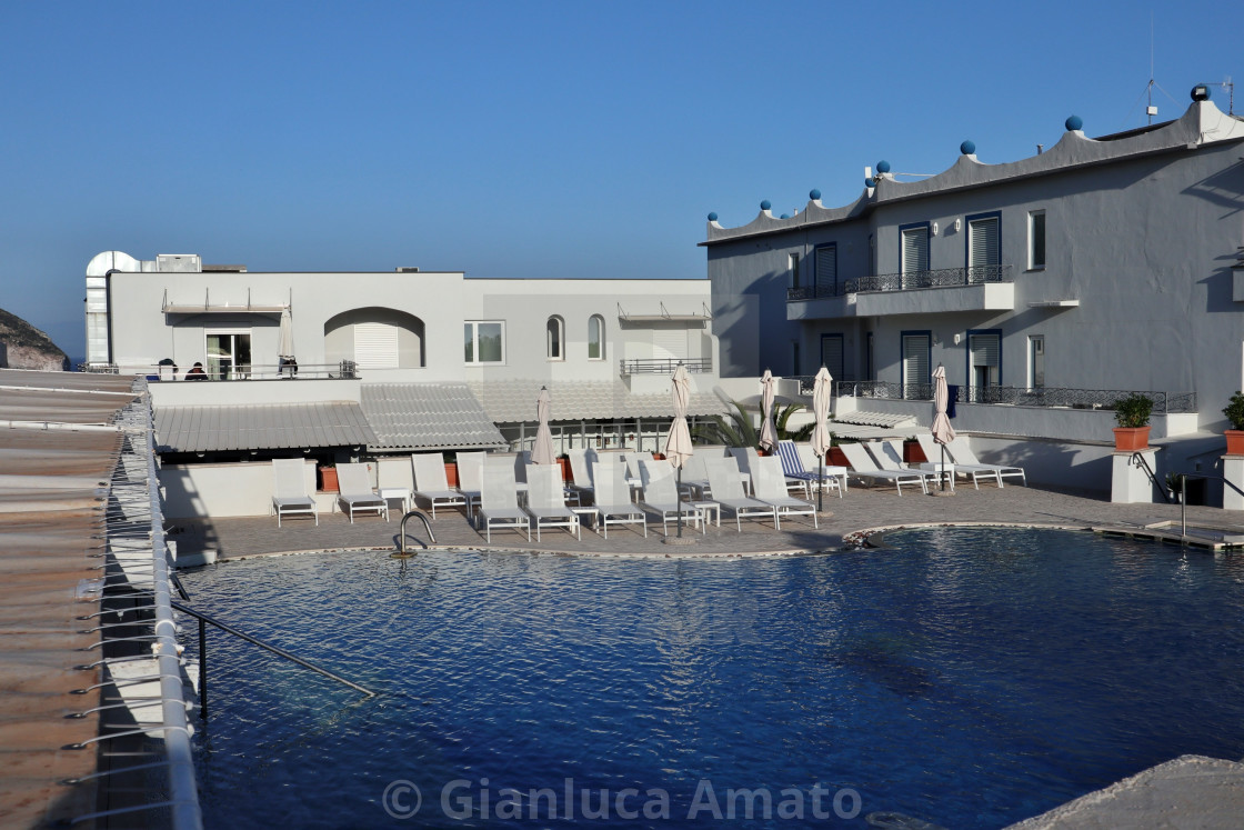 "Sant'Angelo d'Ischia - Hotel Terme San Michele da via Cava Mare" stock image