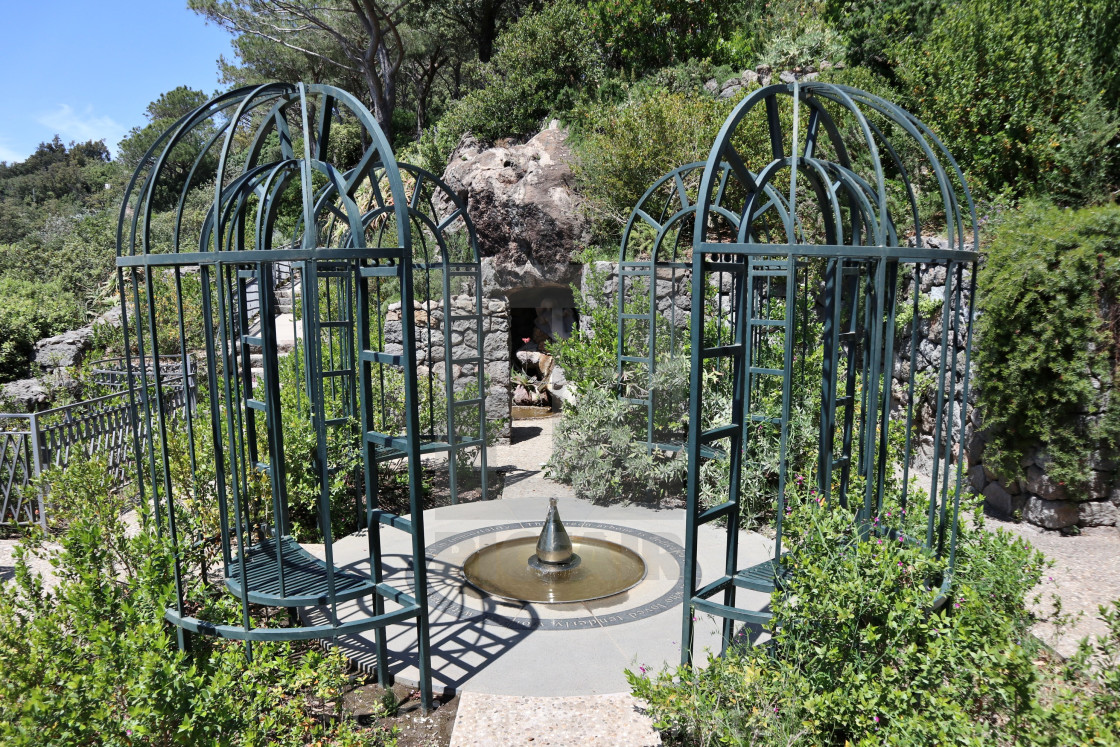 "Ischia - Ninfeo ai Giardini La Mortella" stock image