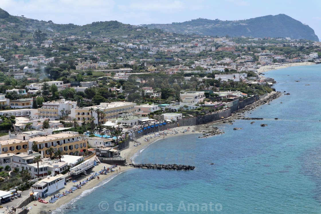 "Forio - Panorama costiero dal Belvedere di Zaro" stock image