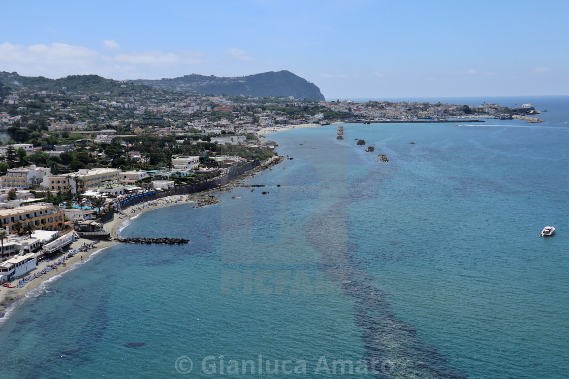 "Forio - Panorama dal Belvedere di Zaro" stock image