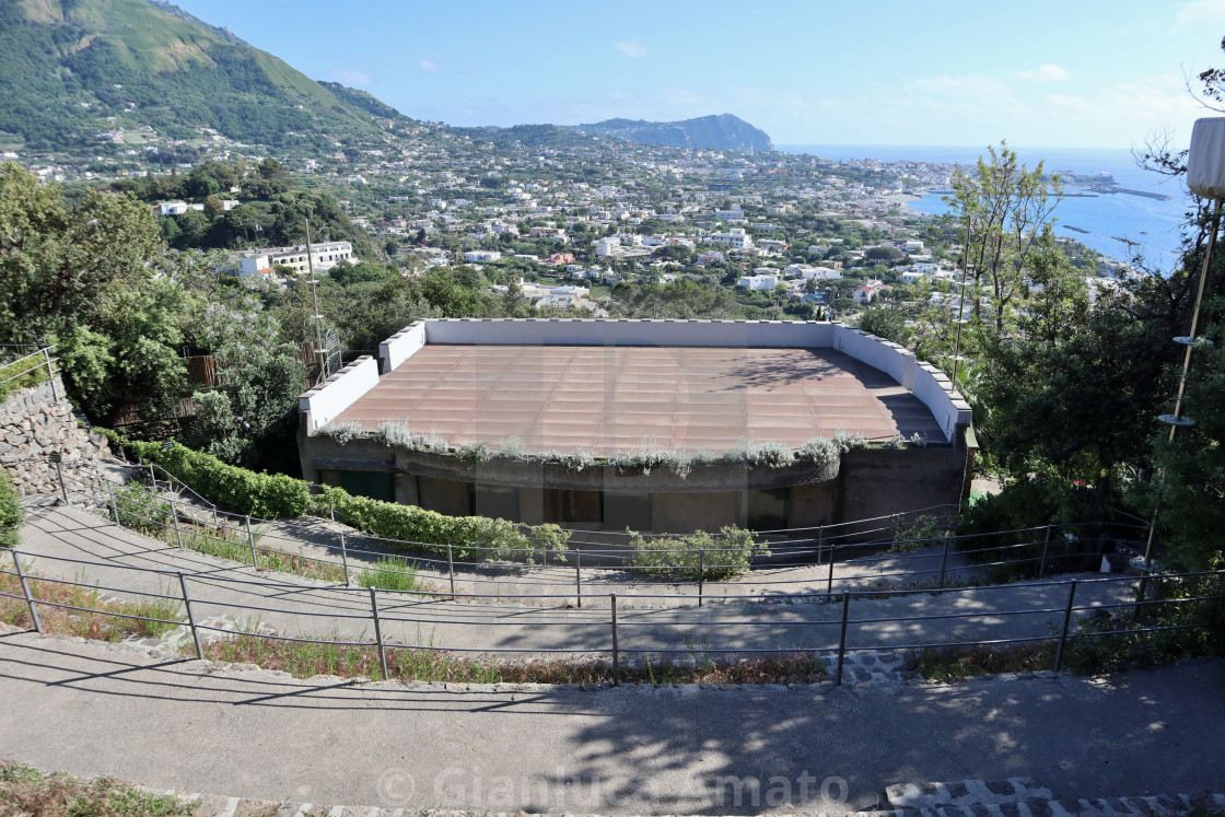 "Forio - Teatro Greco ai Giardini La Mortella" stock image