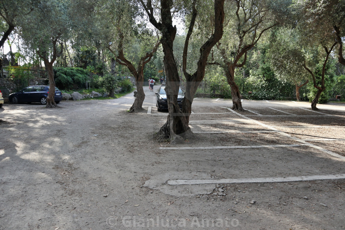 "Ischia - Parcheggio dei Giardini La Mortella" stock image