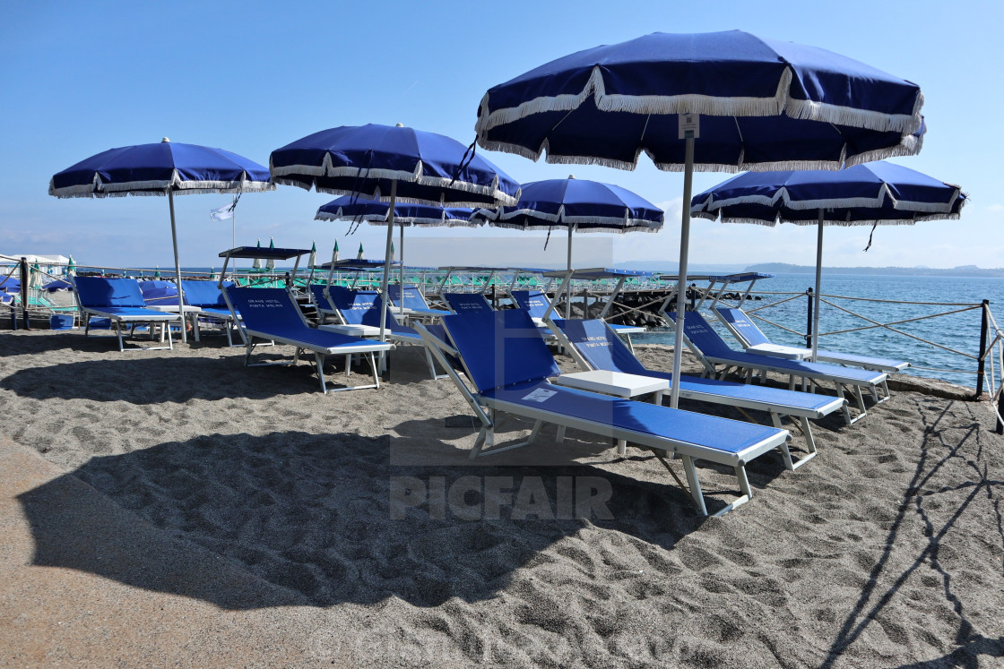 "Ischia - Lido di Punta Molino" stock image