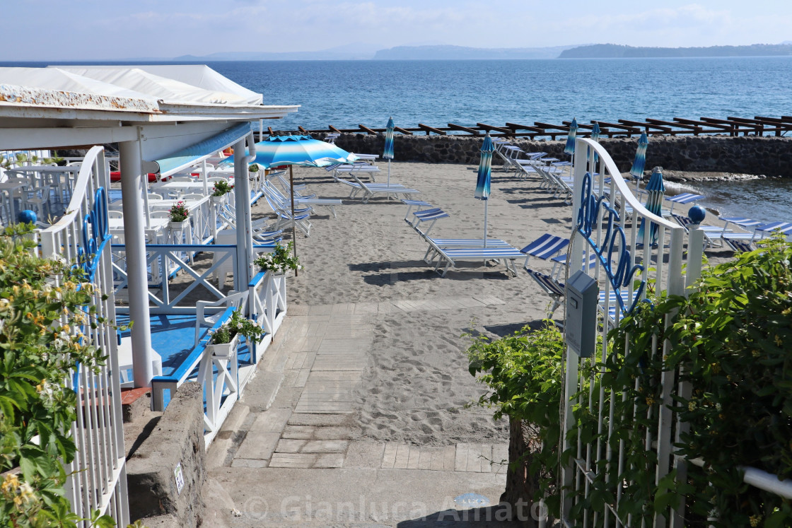 "Ischia - Bagno Antonio a Punta Molino" stock image