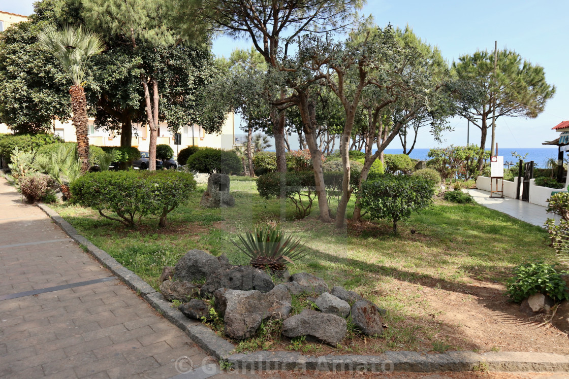 "Ischia - Giardinetti sul Lungomare Colombo" stock image