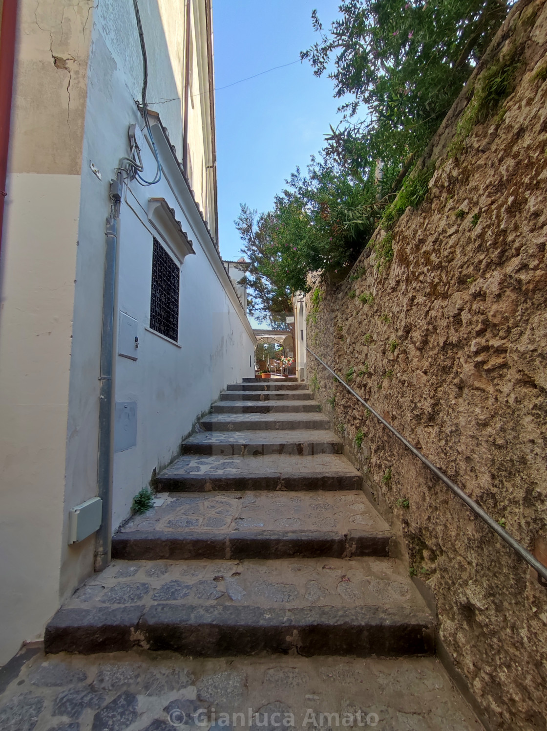 "Ravello - Scalinata di Via San Francesco" stock image