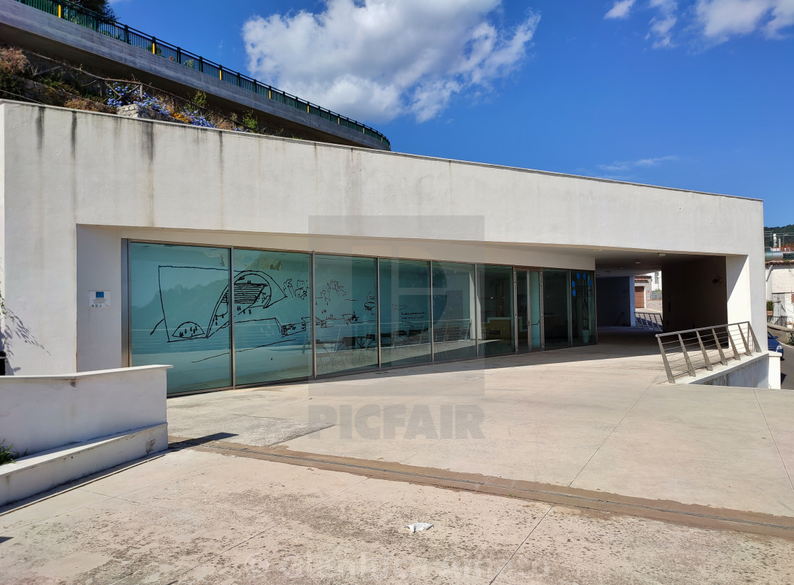 "Ravello - Botteghino dell'Auditorium Oscar Niemeyer" stock image