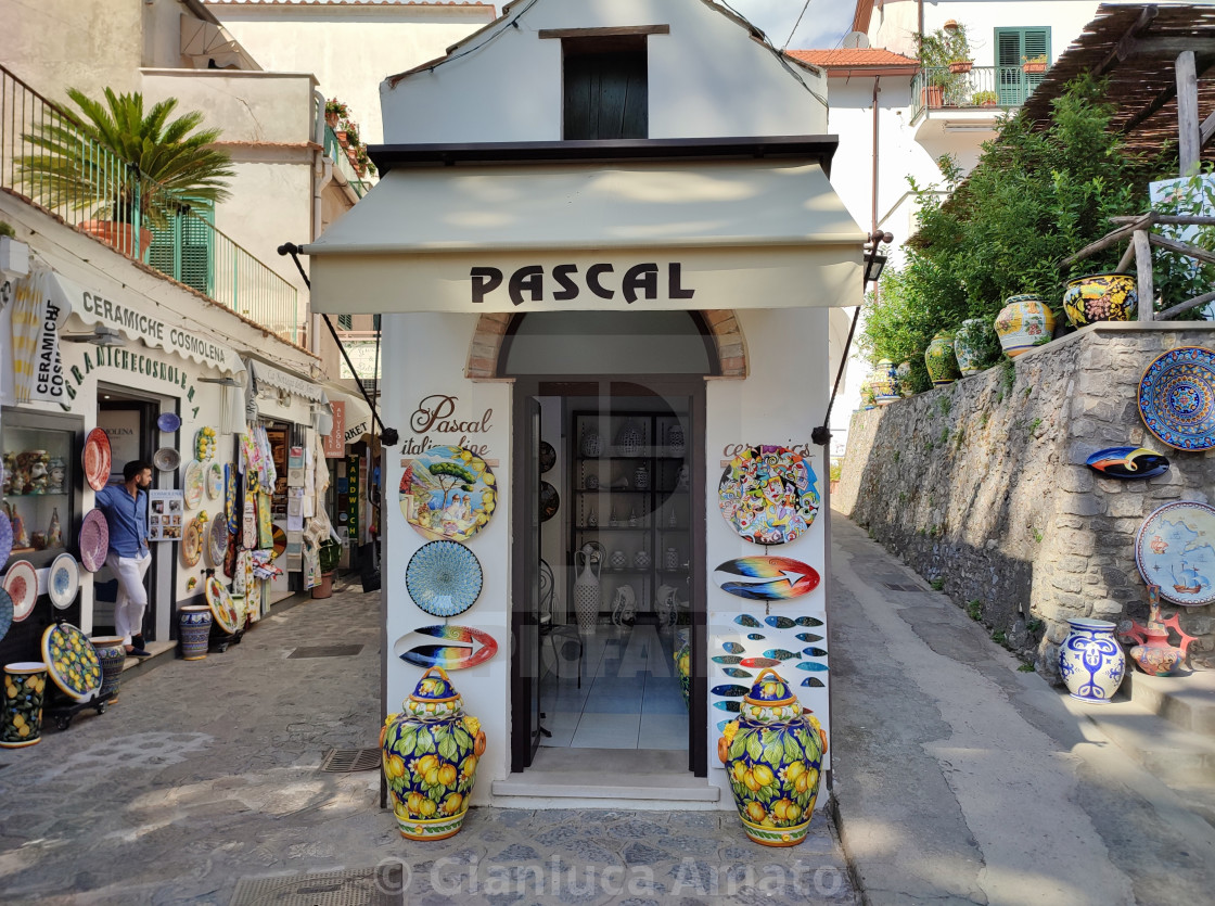 "Ravello - Vicoli del centro storico" stock image