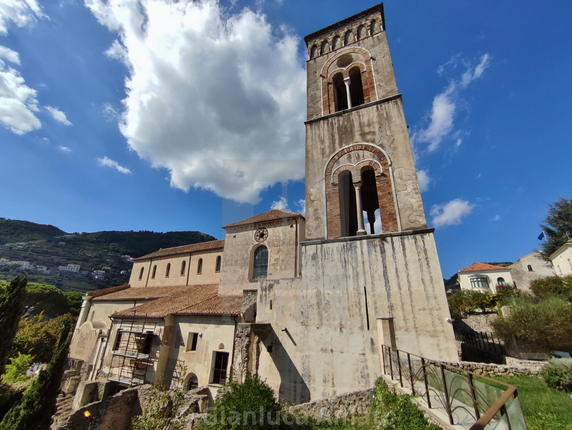 "Ravello - Duomo dai Giardini del Vescovo" stock image