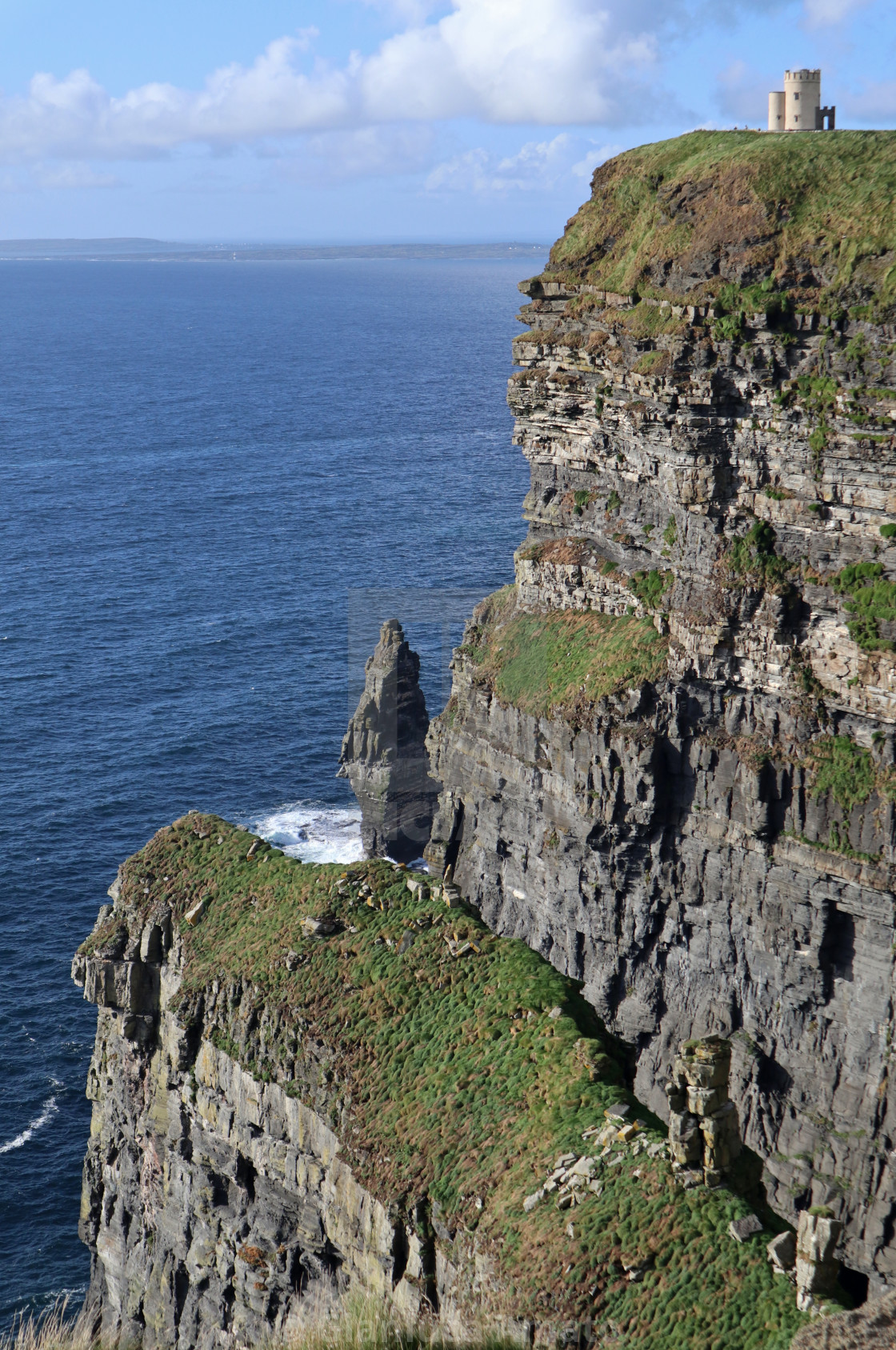 "Liscannor – Scorcio dello scoglio Breanan Mor delle Cliffs of Moher" stock image