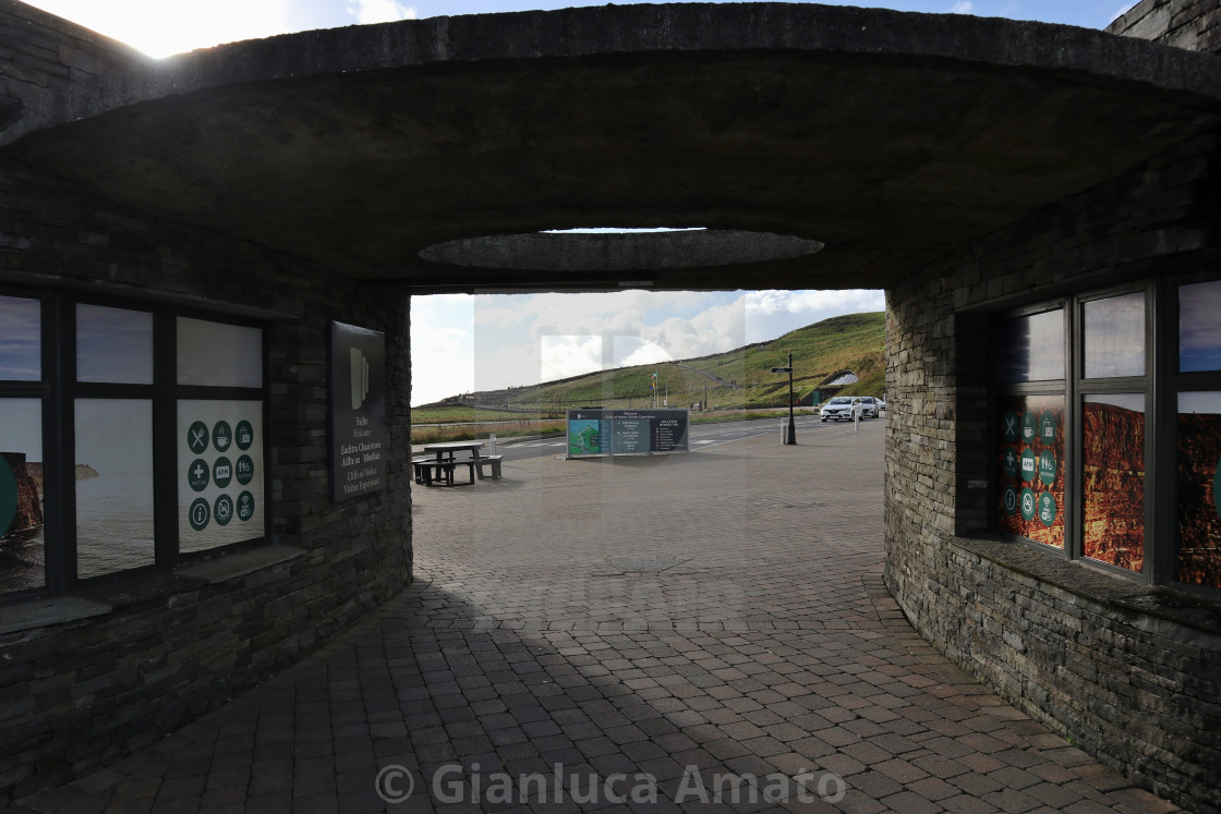 "Liscannor – Ingresso al parco delle Scogliere di Moher" stock image