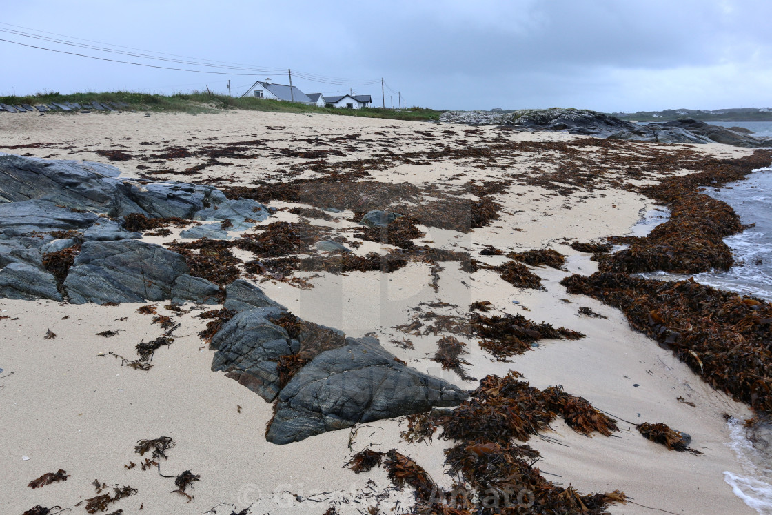 "Mannin – Spiaggia di Mannin Bay" stock image