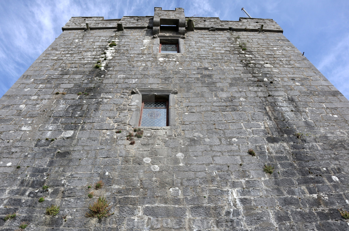 "Kinvara – Torre del Castello di Dunguaire" stock image