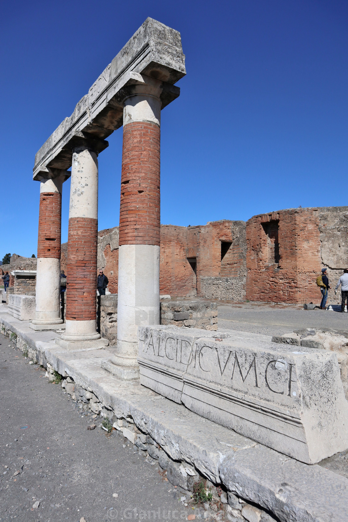 "Pompei - Ruderi del Foro" stock image