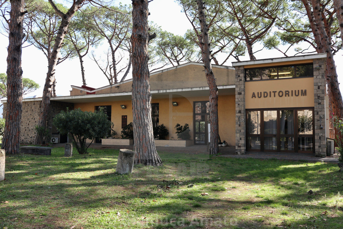 "Pompei - Auditorium in Viale delle Ginestre" stock image