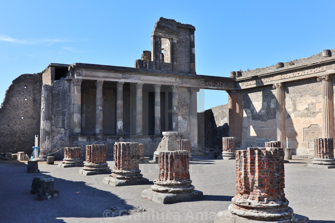 "Pompei - Scorcio della Basilica" stock image