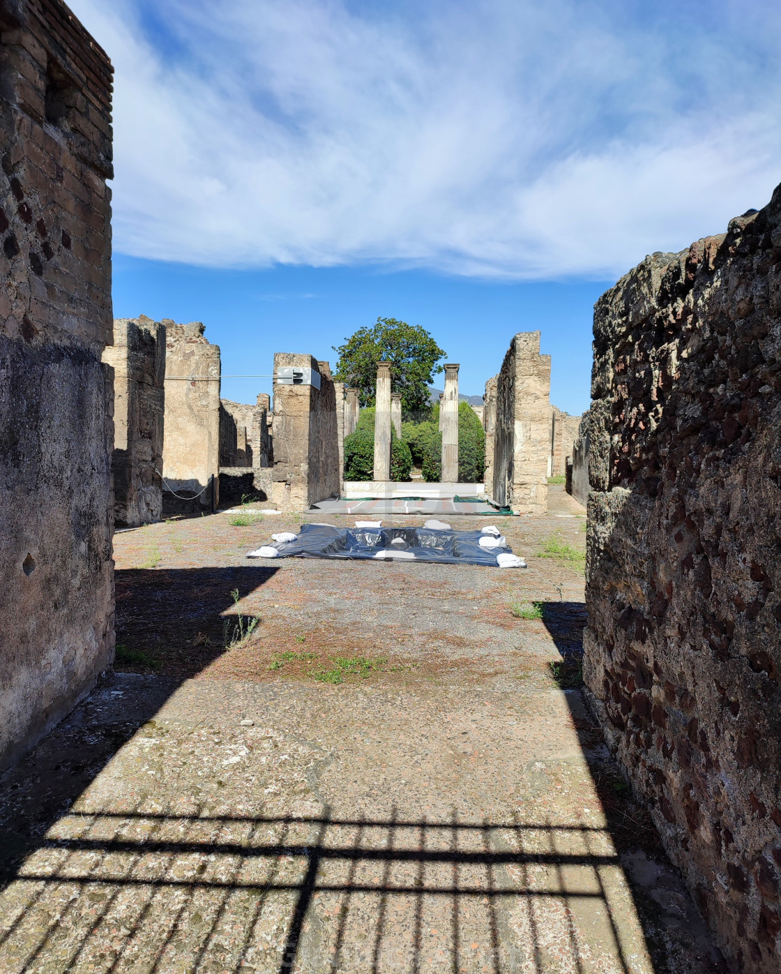 "Pompei - Casa di Pansa da Via delle Terme" stock image