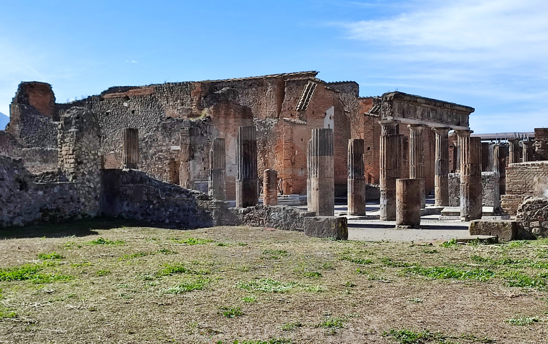 "Pompei - Comitium prospiciente il Foro" stock image