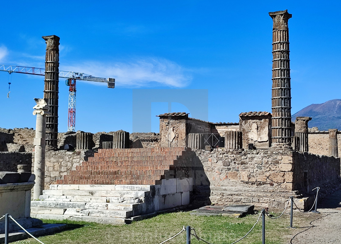 "Pompei - Santuario di Apollo" stock image