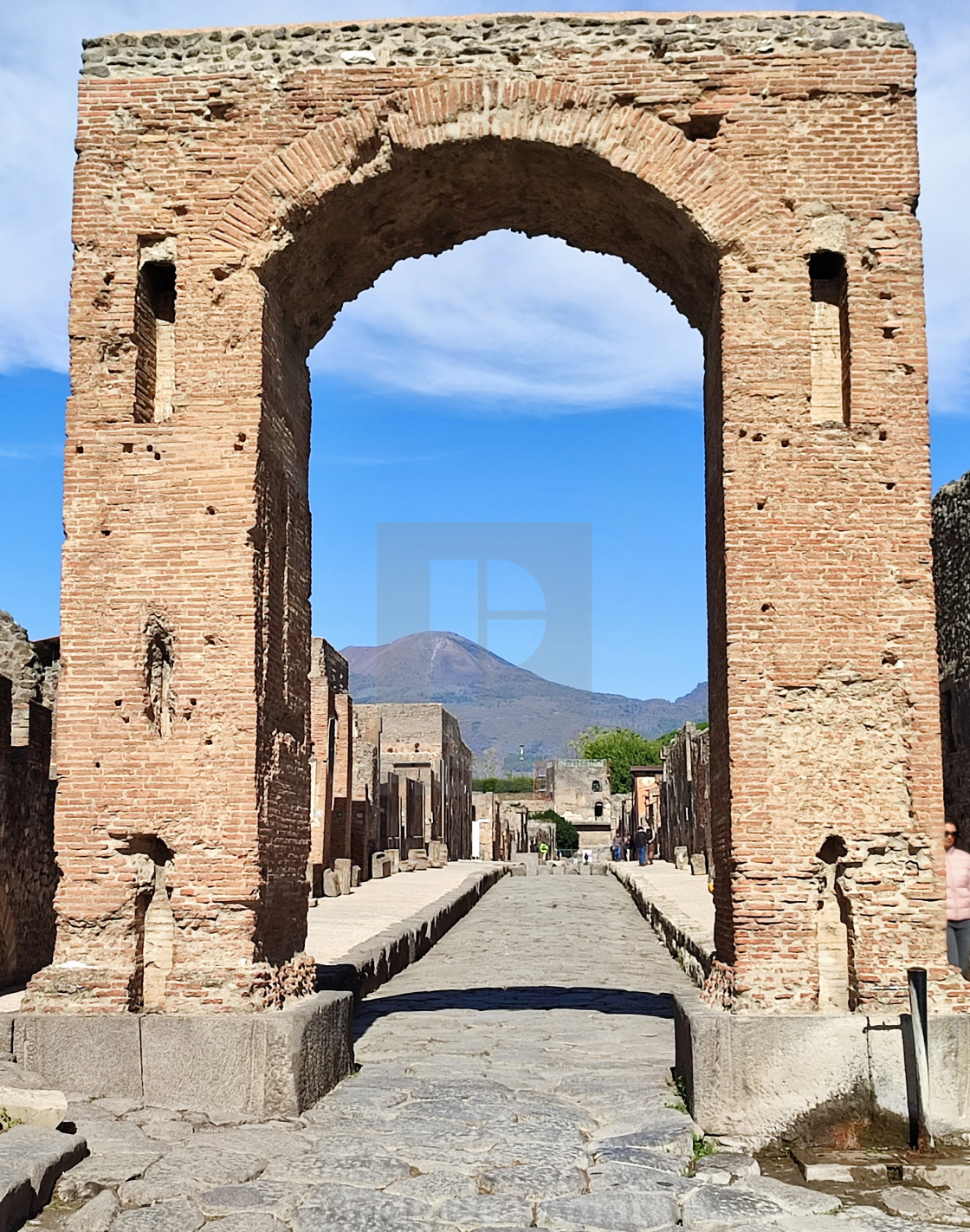 "Pompei - Arco di Caligola" stock image