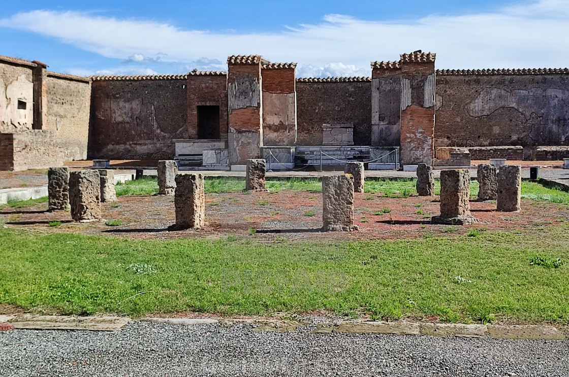 "Pompei - Macellum" stock image