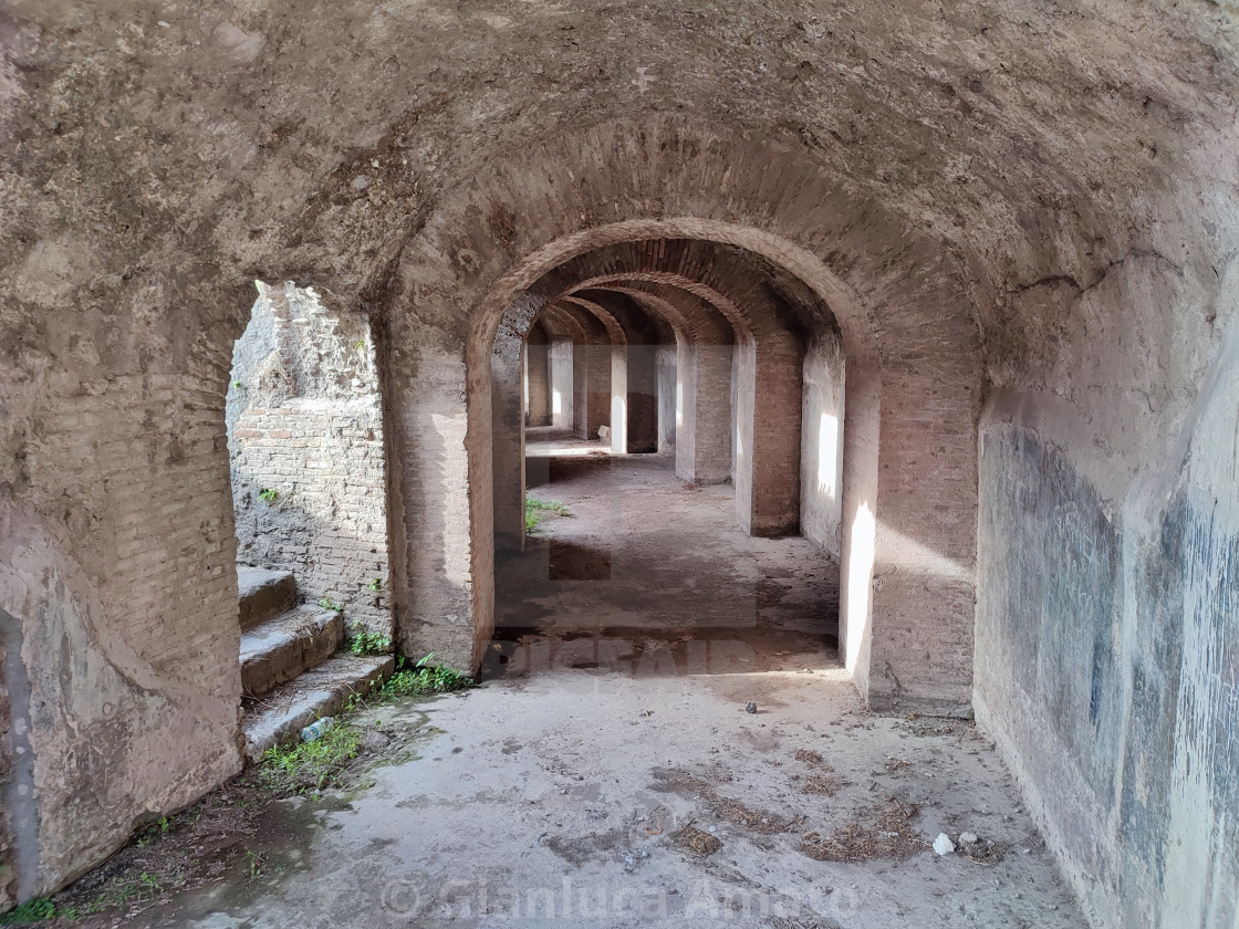 "Pompei - Cunicoli dell'Anfiteatro" stock image