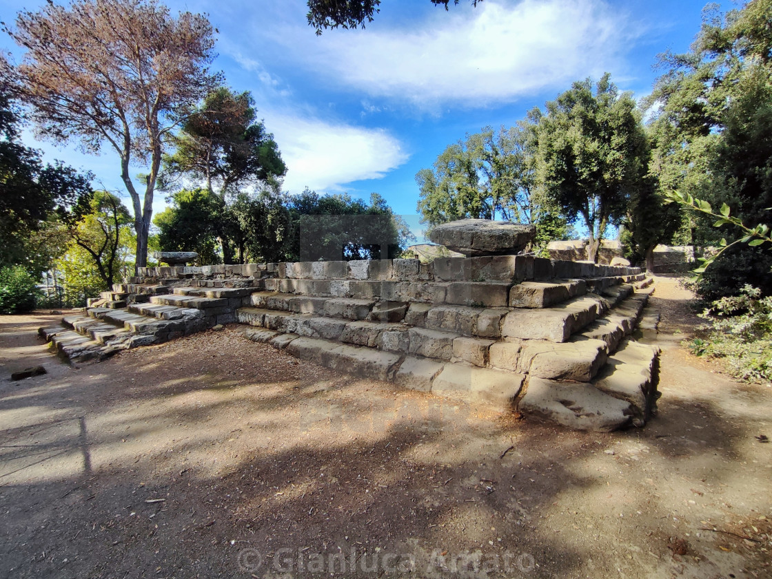 "Pompei - Scorcio del Santuario di Atena ed Eracle" stock image