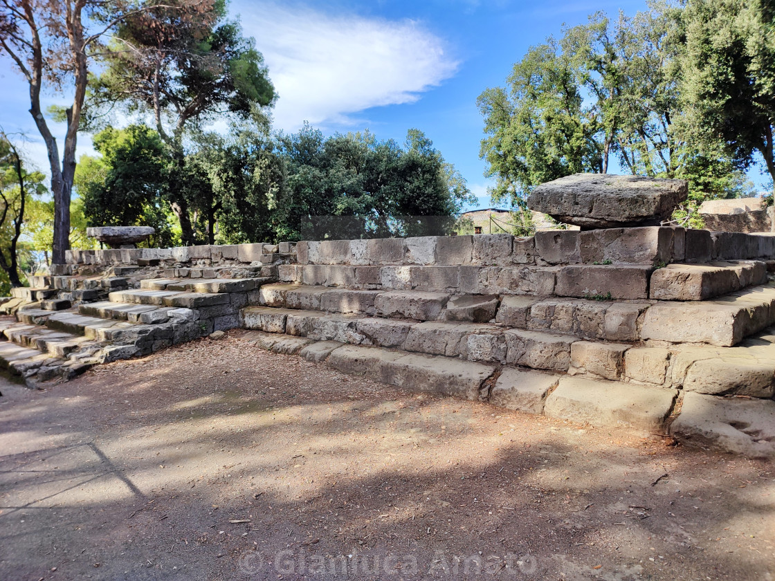 "Pompei - Santuario di Atena ed Eracle" stock image