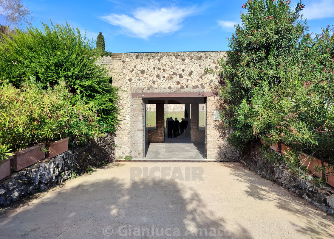 "Pompei - Entrata del Quadriportico dei Teatri da Viale delle Ginestre" by Gianluca Amato - $3.76 "Pompei - Entrata del Quadriportico dei Teatri da Viale delle Ginestre" stock image