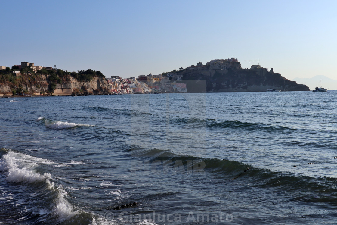 "Procida – Baia di Corricella dalla Spiaggia della Chiaia" stock image