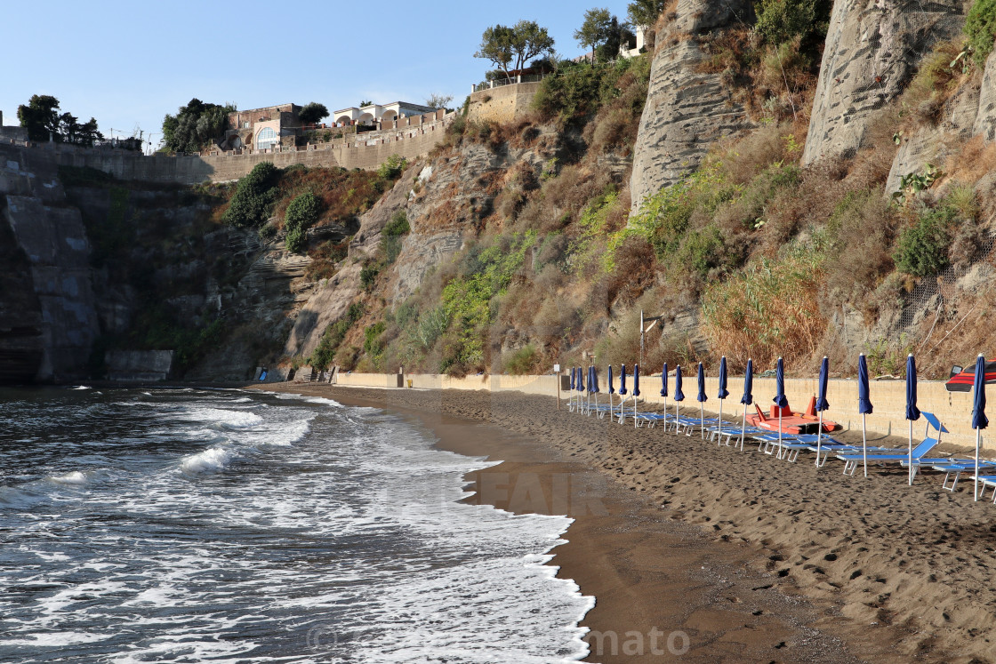 "Procida – Spiaggia della Chiaia verso Belvedere Elsa Morante" stock image