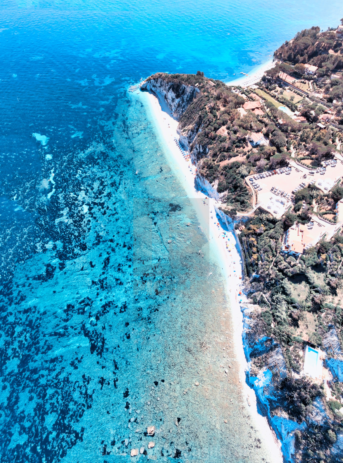 "Elba Island, Italy. Amazing aerial view of Padulella Beach near Portoferraio" by Giovanni Gagliardi - $7.68 "Elba Island, Italy. Amazing aerial view of Padulella Beach near Portoferraio" stock image