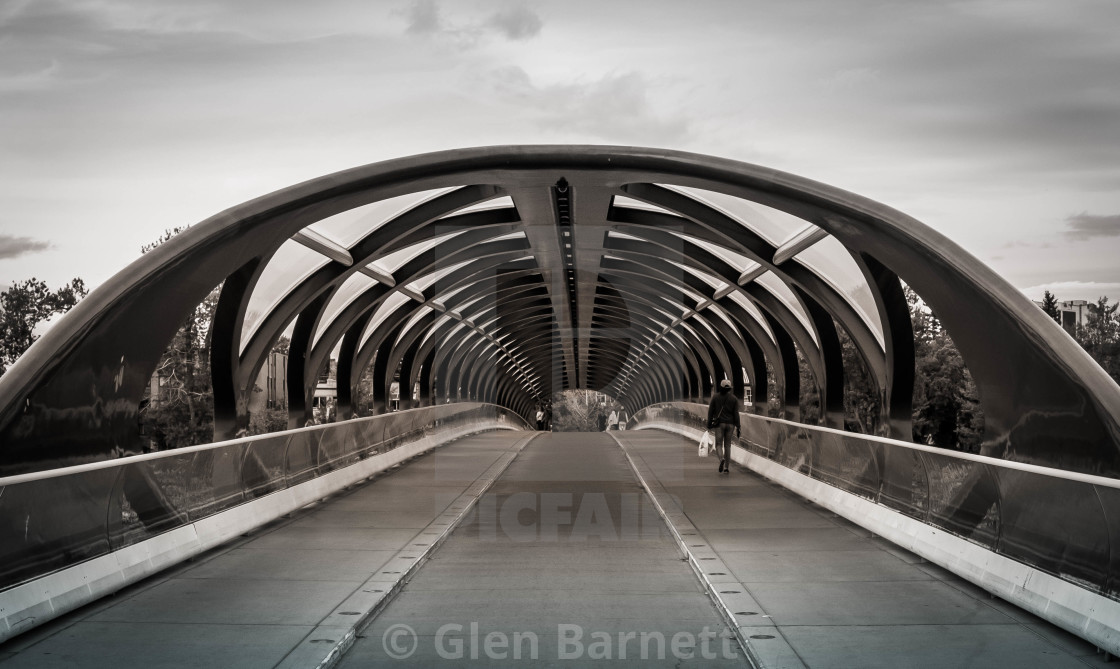 "Peace Bridge" stock image