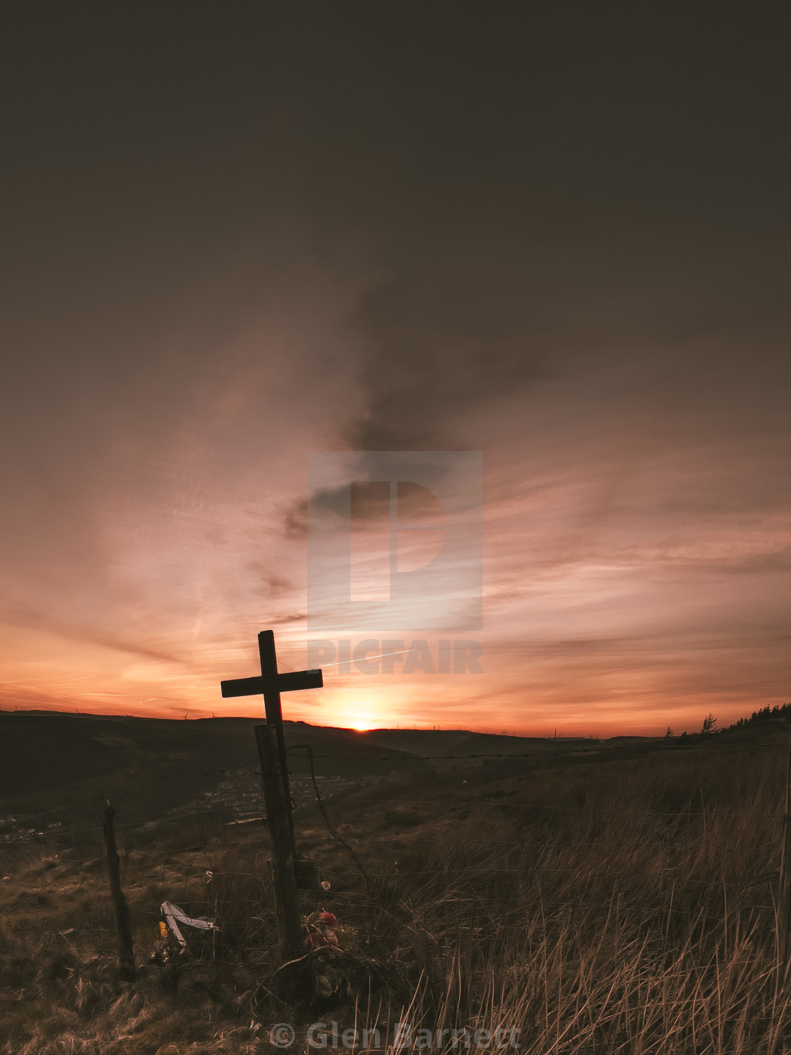 "Last resting place" stock image