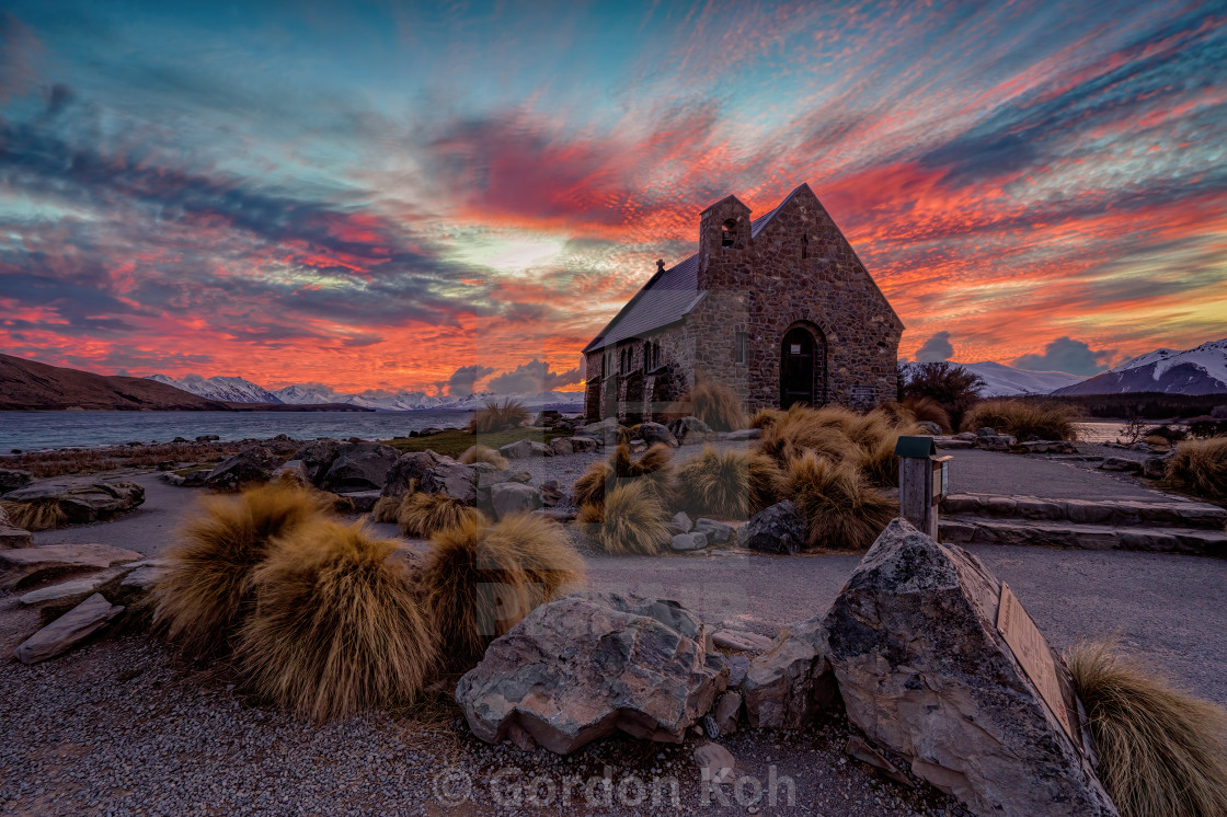 "Church of the Good Shepherd" stock image