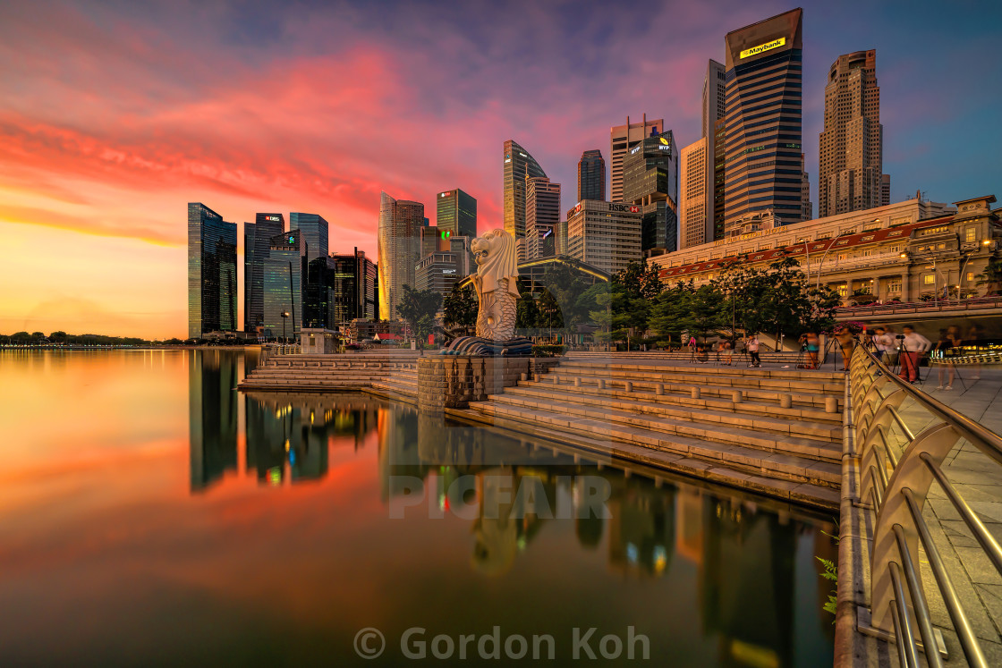 "The Singapore Icon" stock image