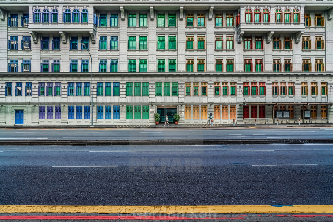 "Colorful windows" stock image