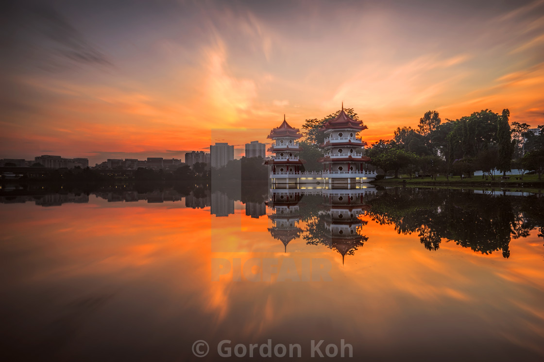 "The Chinese Garden" stock image