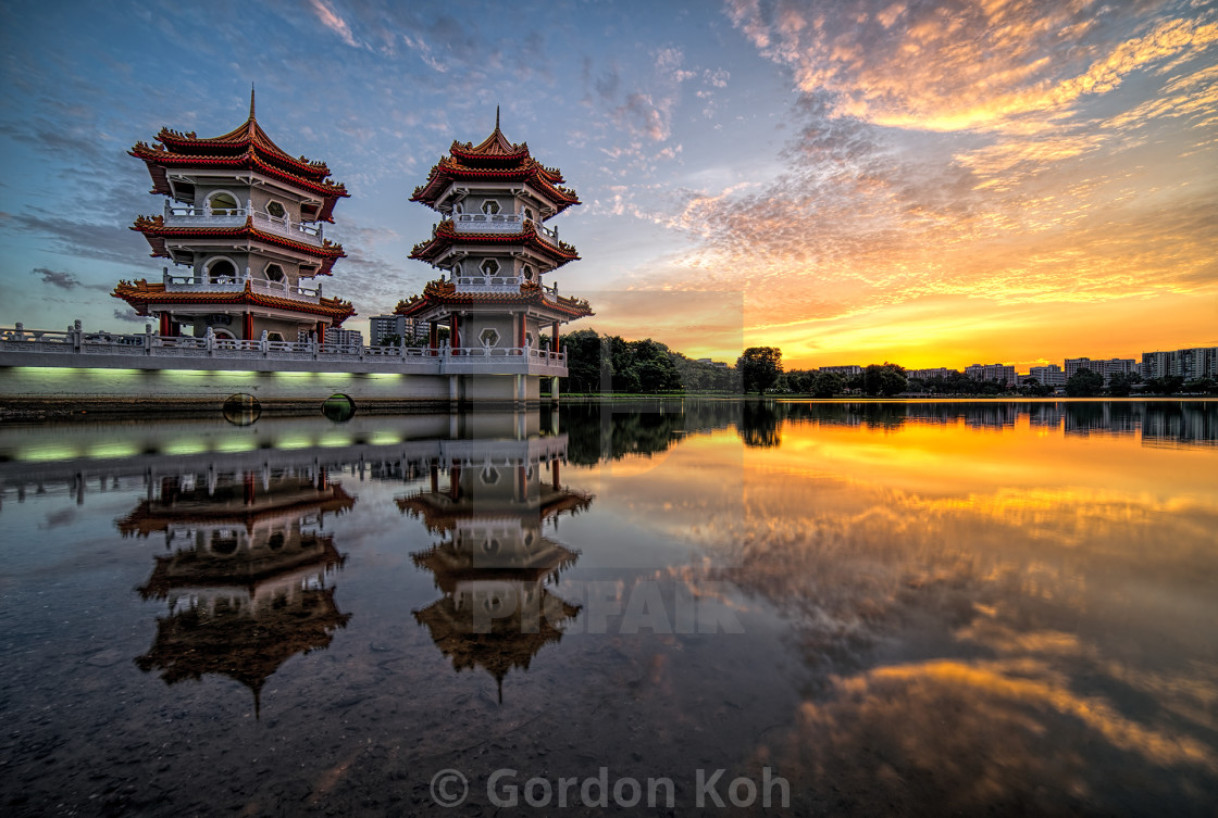 "The Chinese Garden" stock image