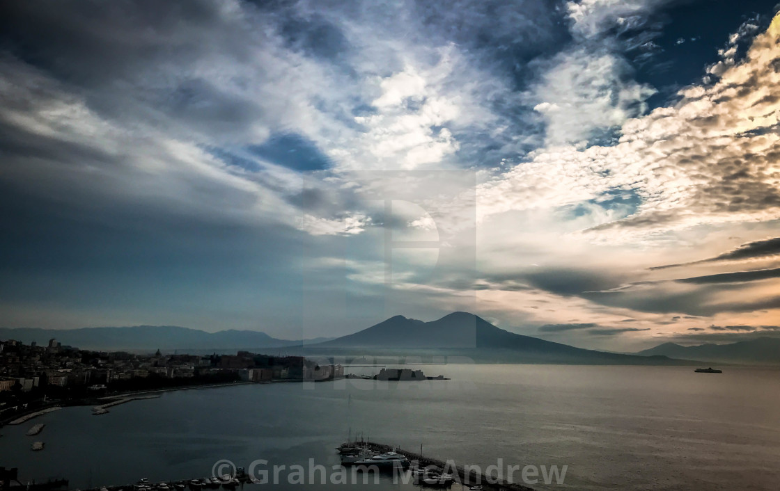 "The bay of Naples" stock image
