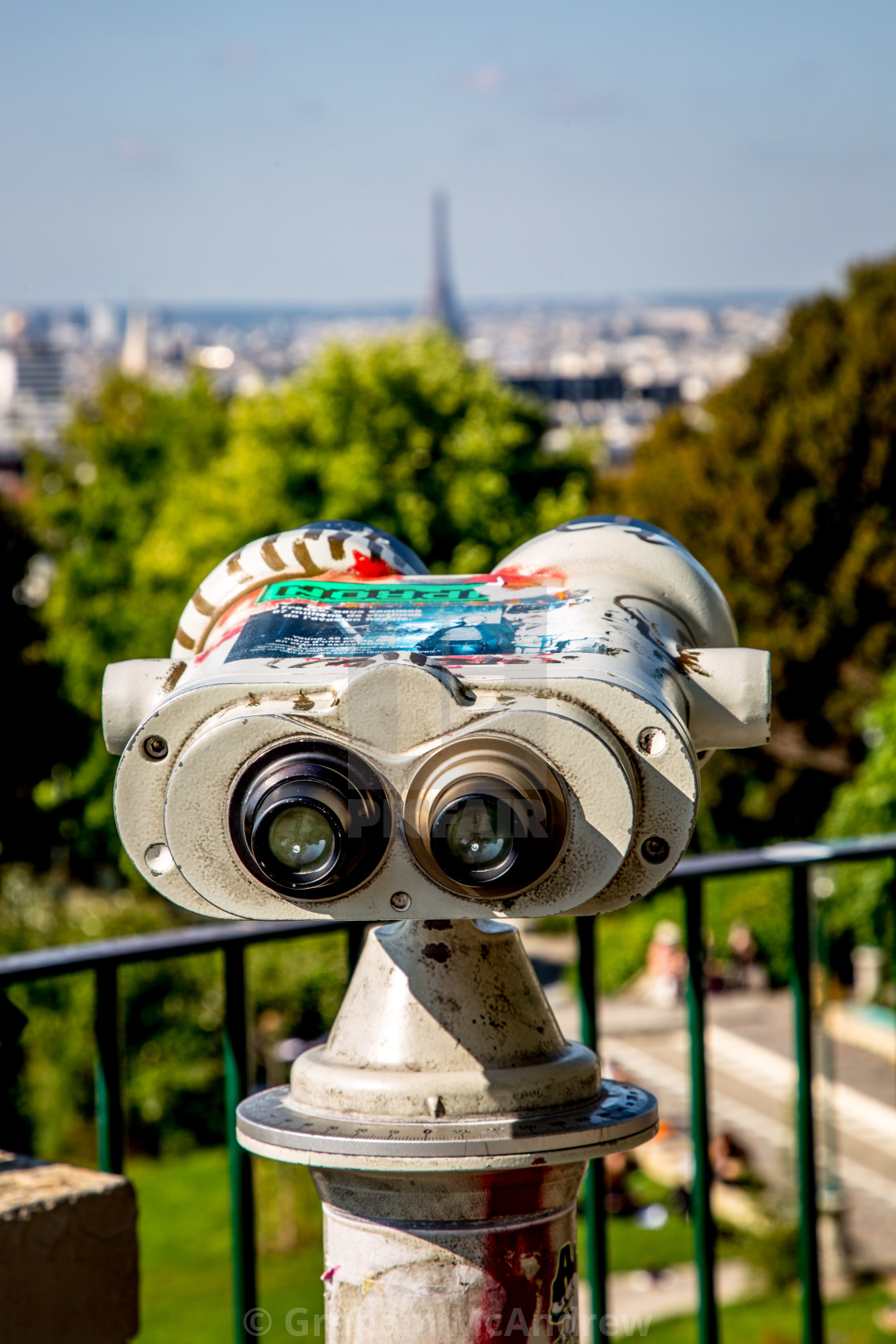 "Paris watching" stock image