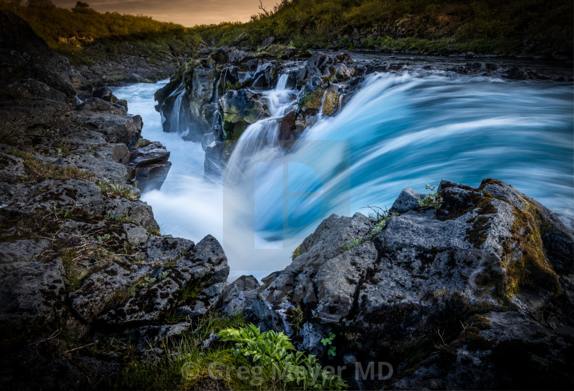 "Iceland falls" stock image