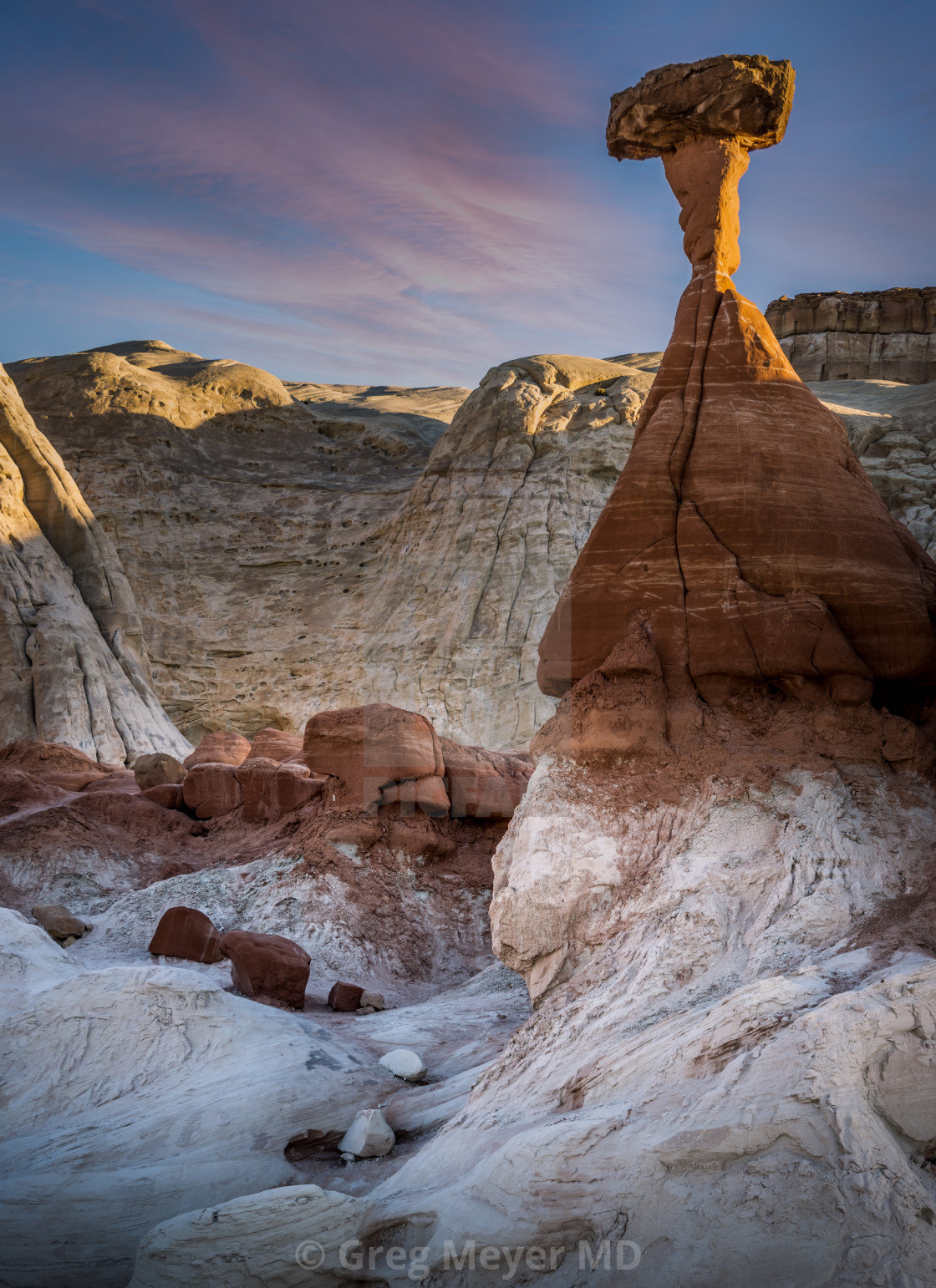 "Toadstool in Utah" stock image