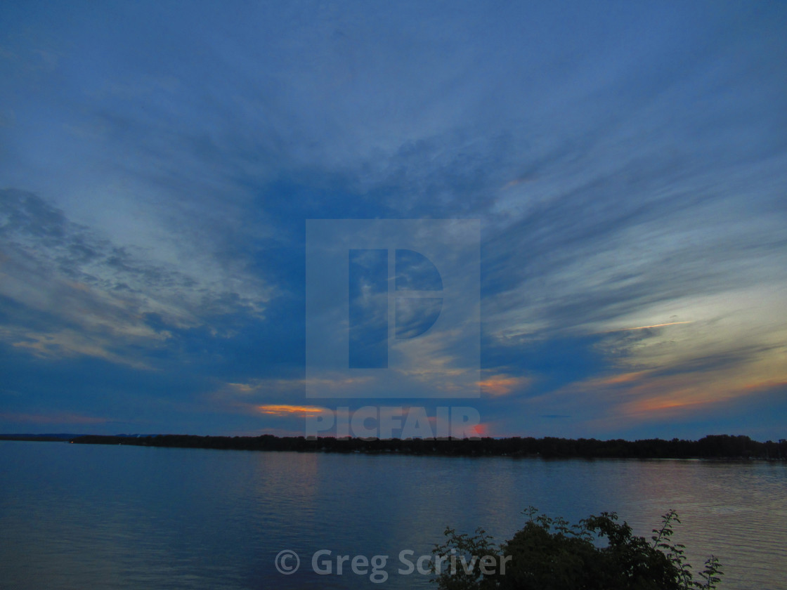 "Painted sky" stock image