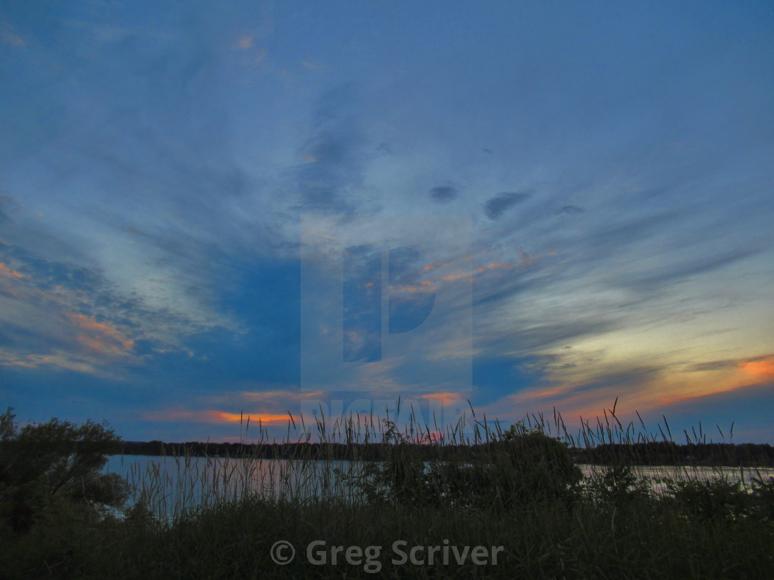 "Painted sky" stock image