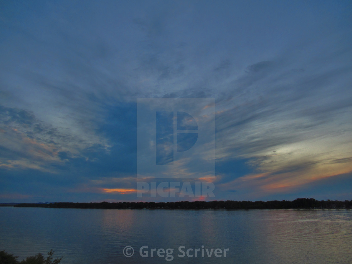 "Painted sky" stock image